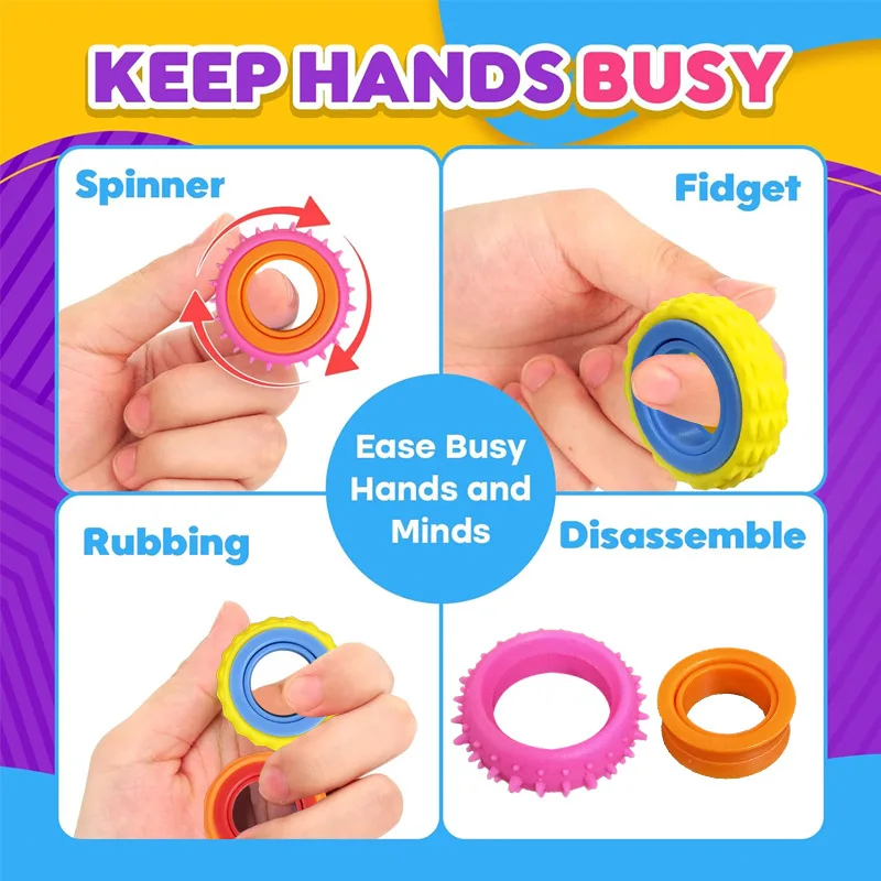 Rotatable Fidget Spinner Ring  - Fidget Spinner Bearing ulasan dan harga