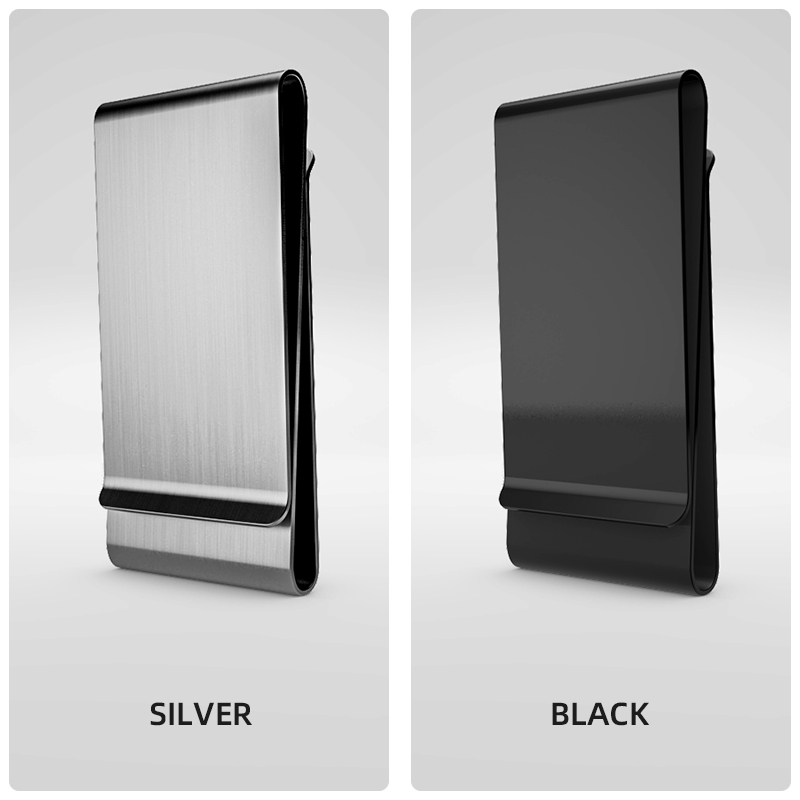 QOONG Stainless Steel Slim Dou - Money Clip Magnetic ulasan dan harga