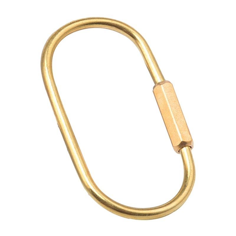 Solid Brass Screw Lock Keychai - Edc Car Carry ulasan dan harga