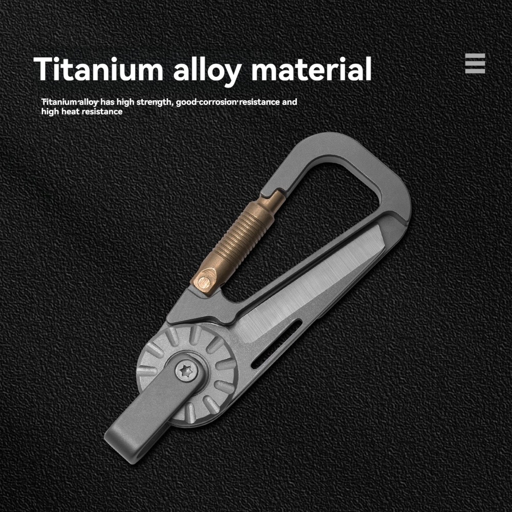New Mini Titanium Alloy Keycha - Edc Car Carry ulasan dan harga
