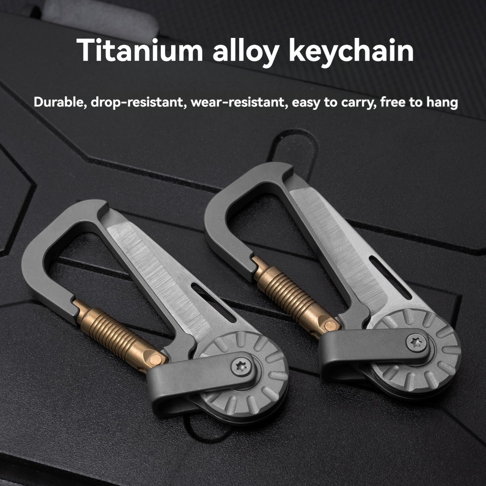New Mini Titanium Alloy Keycha - Edc Car Carry ulasan dan harga