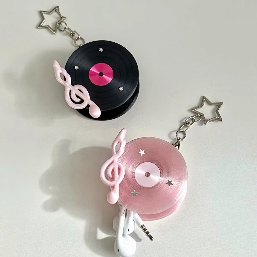 Y2K Vinyl Record Keychain Kore - Cable Winder Keychain ulasan dan harga
