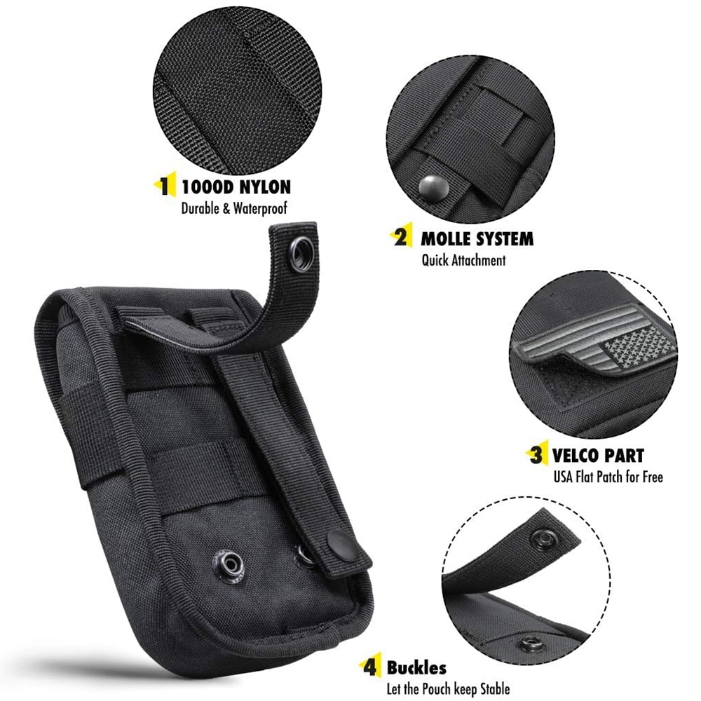 Tactical Phone Pouch Molle,Sma - Edc Carry Holster ulasan dan harga