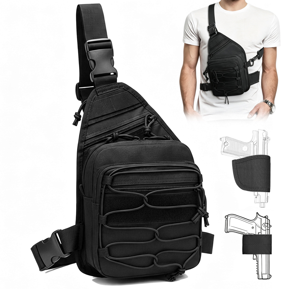 Tactical Pistol Gun Storage Ba - Edc Concealed Carry ulasan dan harga