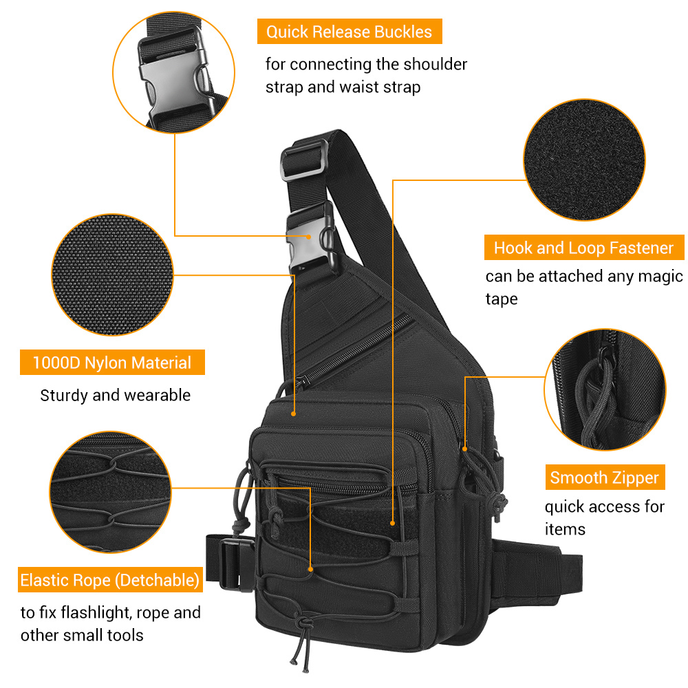 Tactical Pistol Gun Storage Ba - Edc Concealed Carry ulasan dan harga