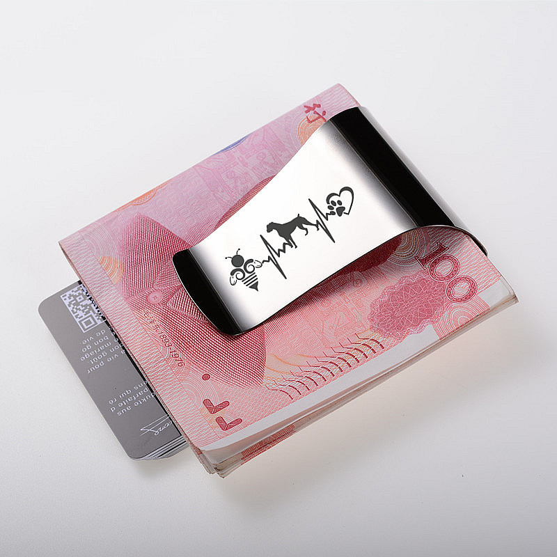 QOONG Custom Lettering Stainle - Money Clip Magnetic ulasan dan harga