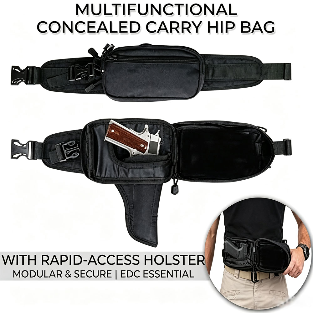 Tactical Pistol Bag Gun Bag Co - Edc Concealed Carry ulasan dan harga