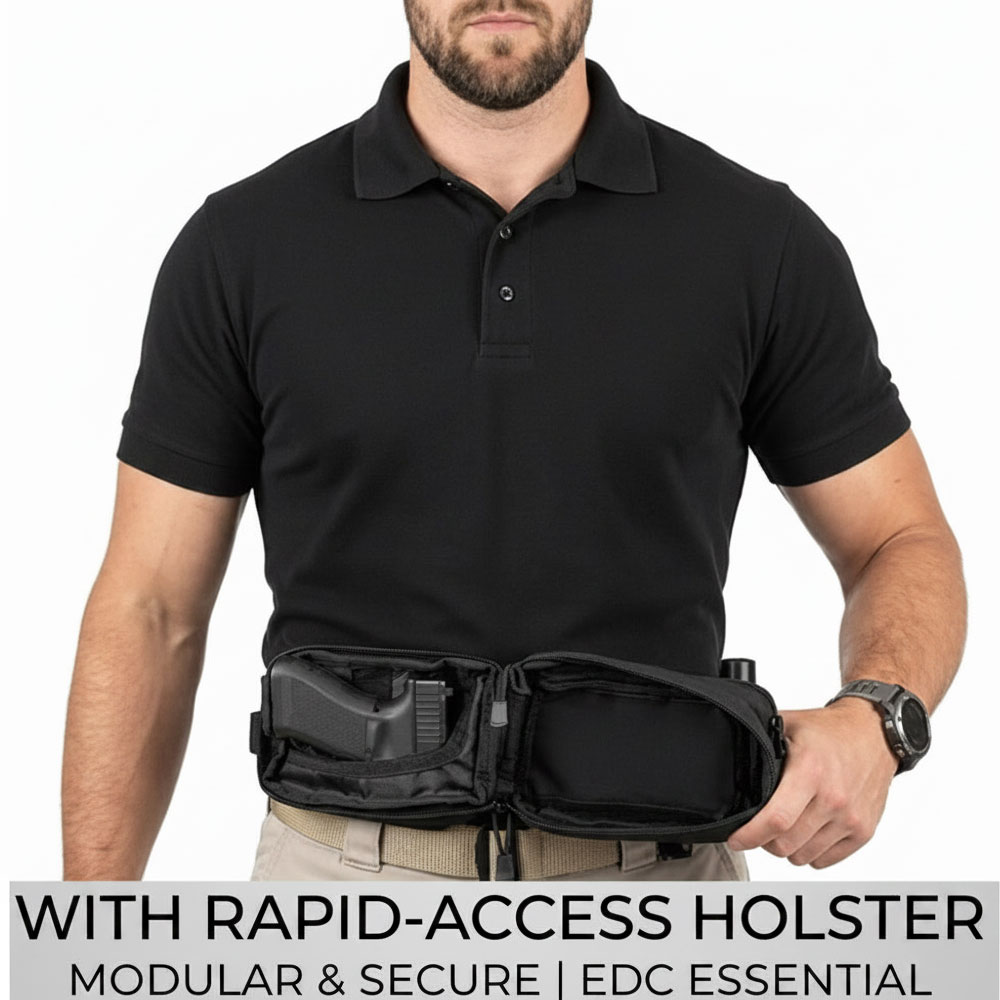 Tactical Pistol Bag Gun Bag Co - Edc Concealed Carry ulasan dan harga
