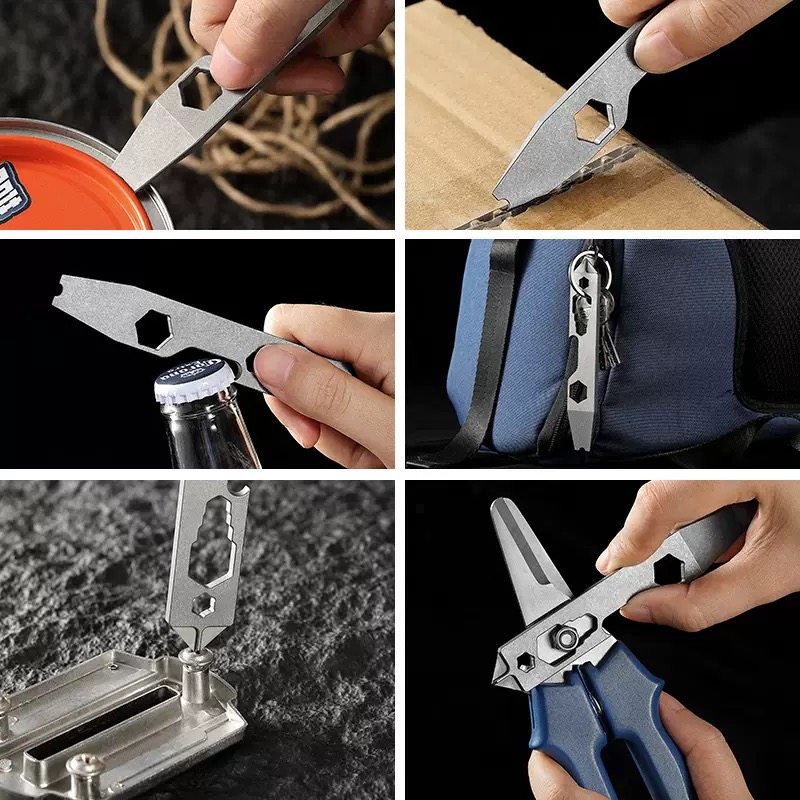 Titanium Alloy Mini Outdoor Mu - Titanium Pry Bar ulasan dan harga
