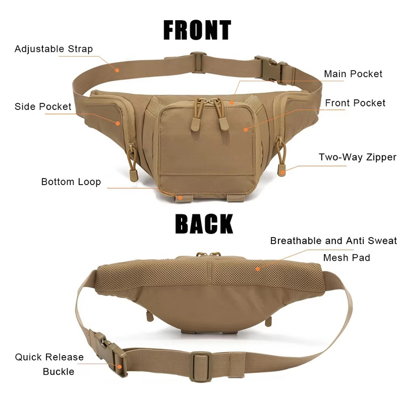 Sport Fanny Pack for Men Conce - Edc Carry Bag For Men ulasan dan harga