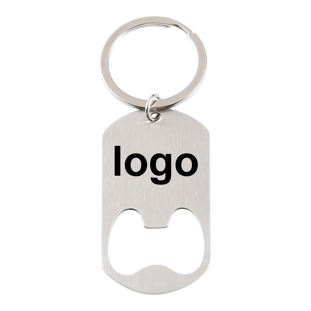 Custom Company Logo Stainless  - Bottle Opener Keyring ulasan dan harga