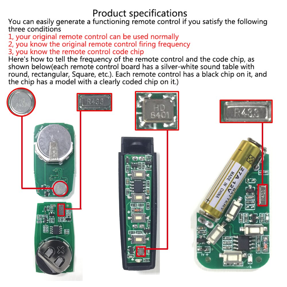 433MHZ Copy Remote Control Aut - Bottle Opener Keyring ulasan dan harga