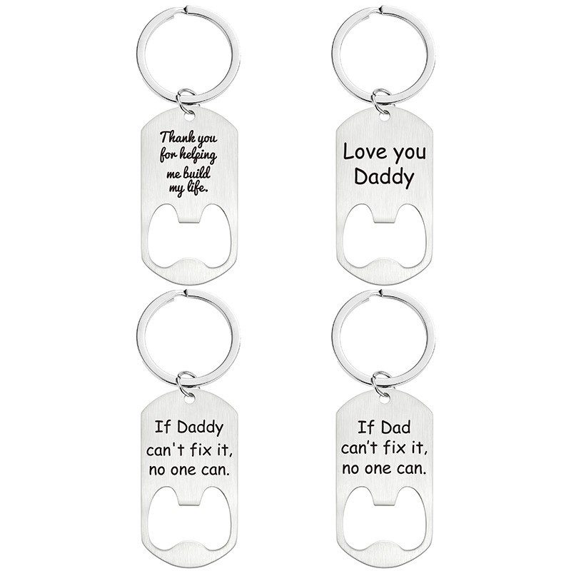 Personalized Keychain Laser En - Bottle Opener Keyring ulasan dan harga