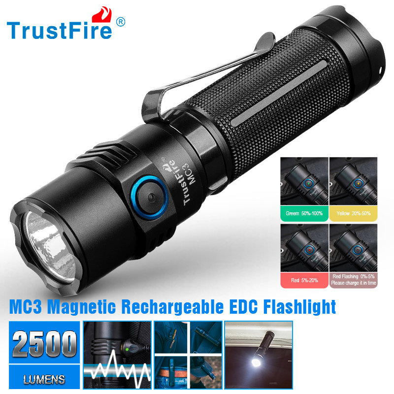 Trustfire Mc3 High Power Recha - Edc Car Carry ulasan dan harga