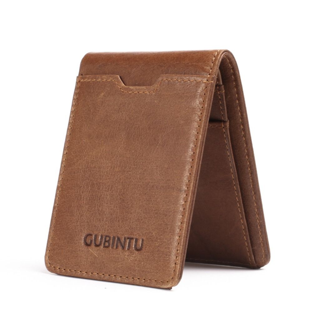 Genuine Leather Mens Wallets S - Money Clip Magnetic ulasan dan harga