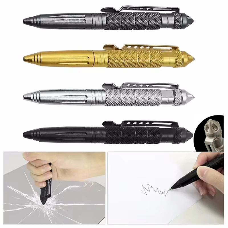 1/2/3/4pcs Multi Functional Ta - Pen Tactical Glass ulasan dan harga