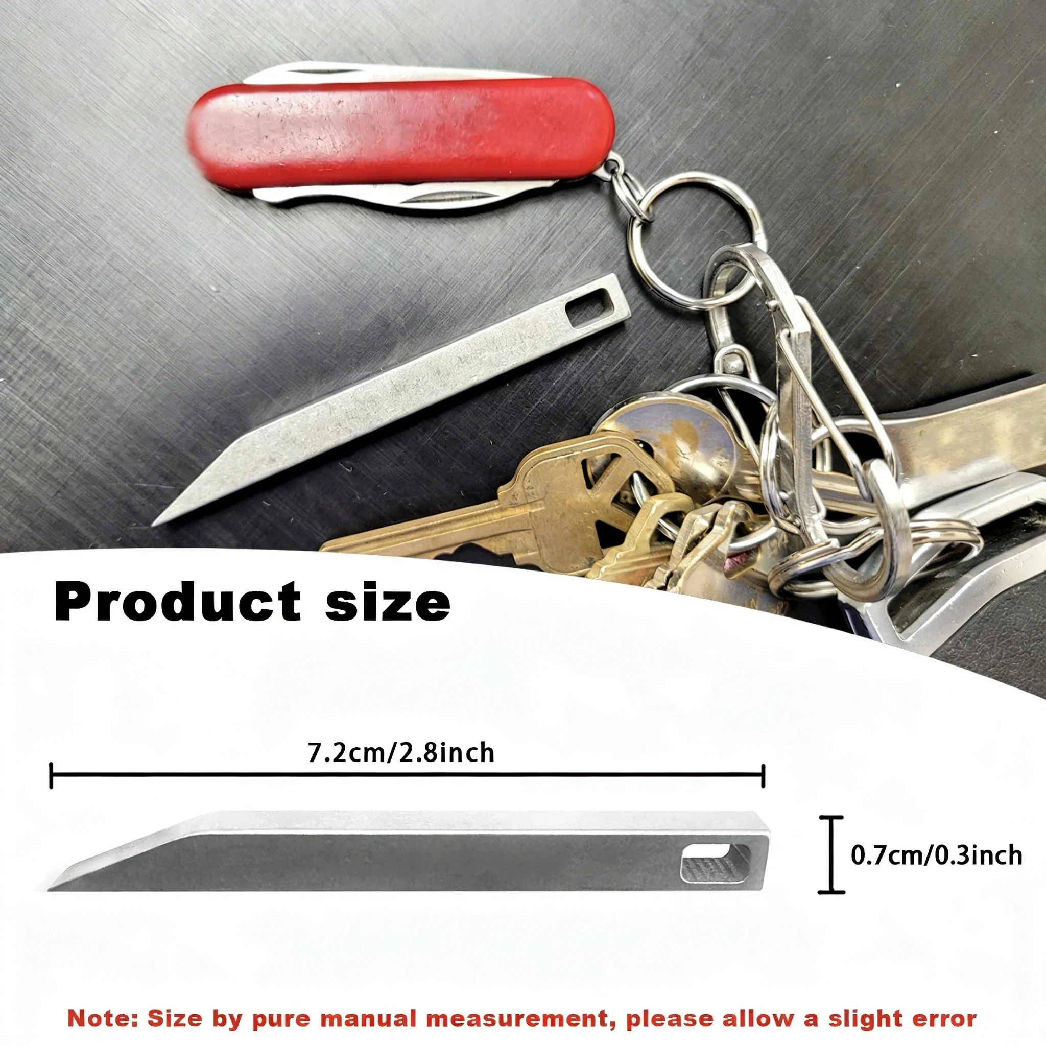 Heavy Duty Keychain Prybar EDC - Edc Deep Carry ulasan dan harga