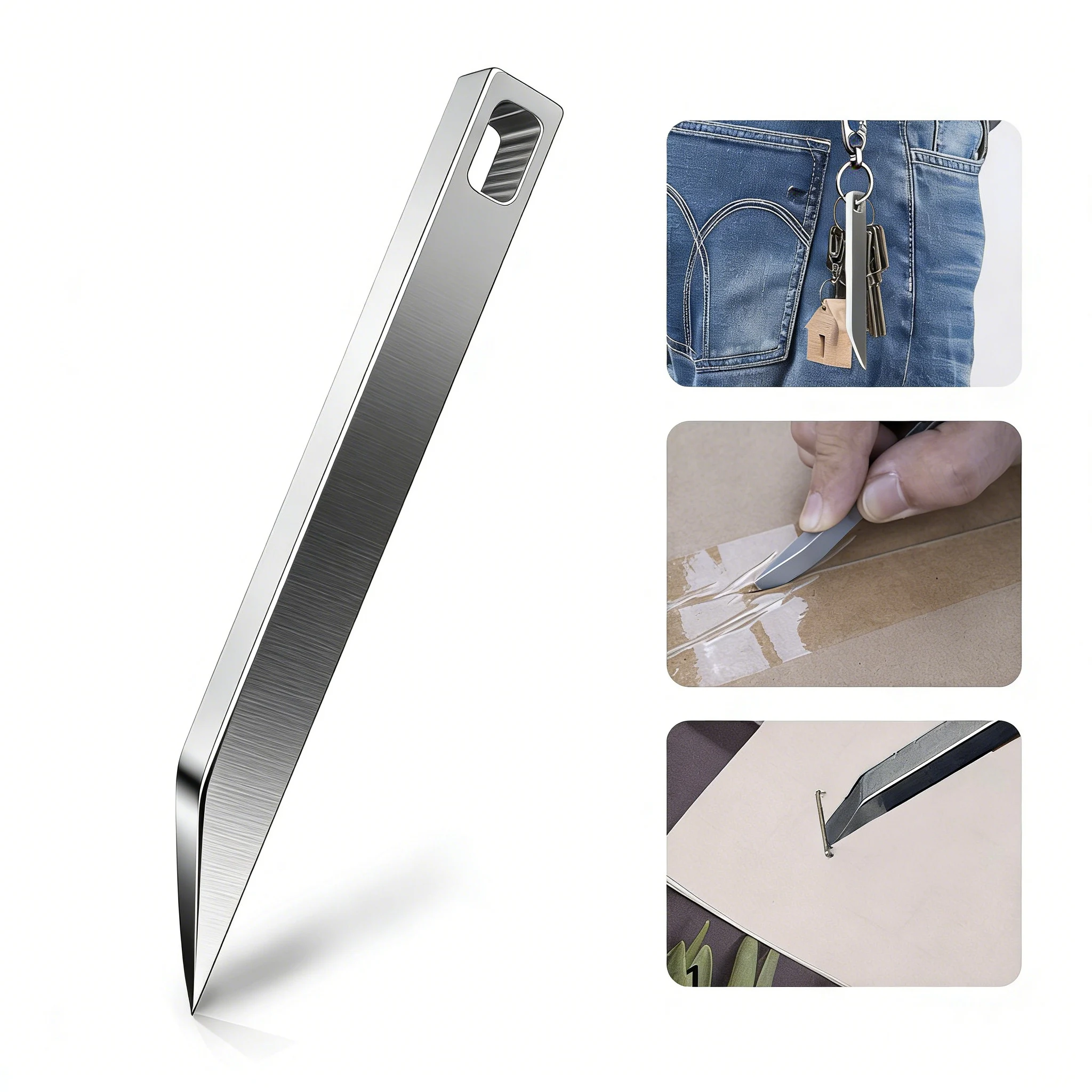 Heavy Duty Keychain Prybar EDC - Edc Deep Carry ulasan dan harga