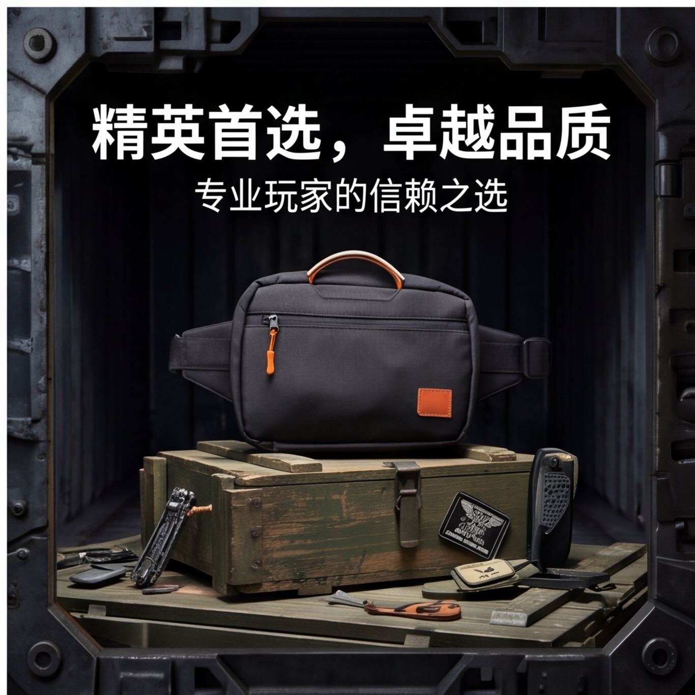Tactical Magnetic Waist Pack Q - Edc Carry Bag For Men ulasan dan harga