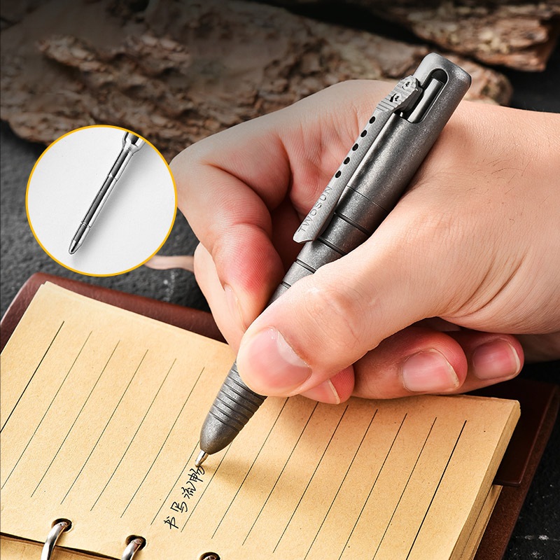 Titanium Tactical Pen EDC Mult - Pen Tactical Glass ulasan dan harga