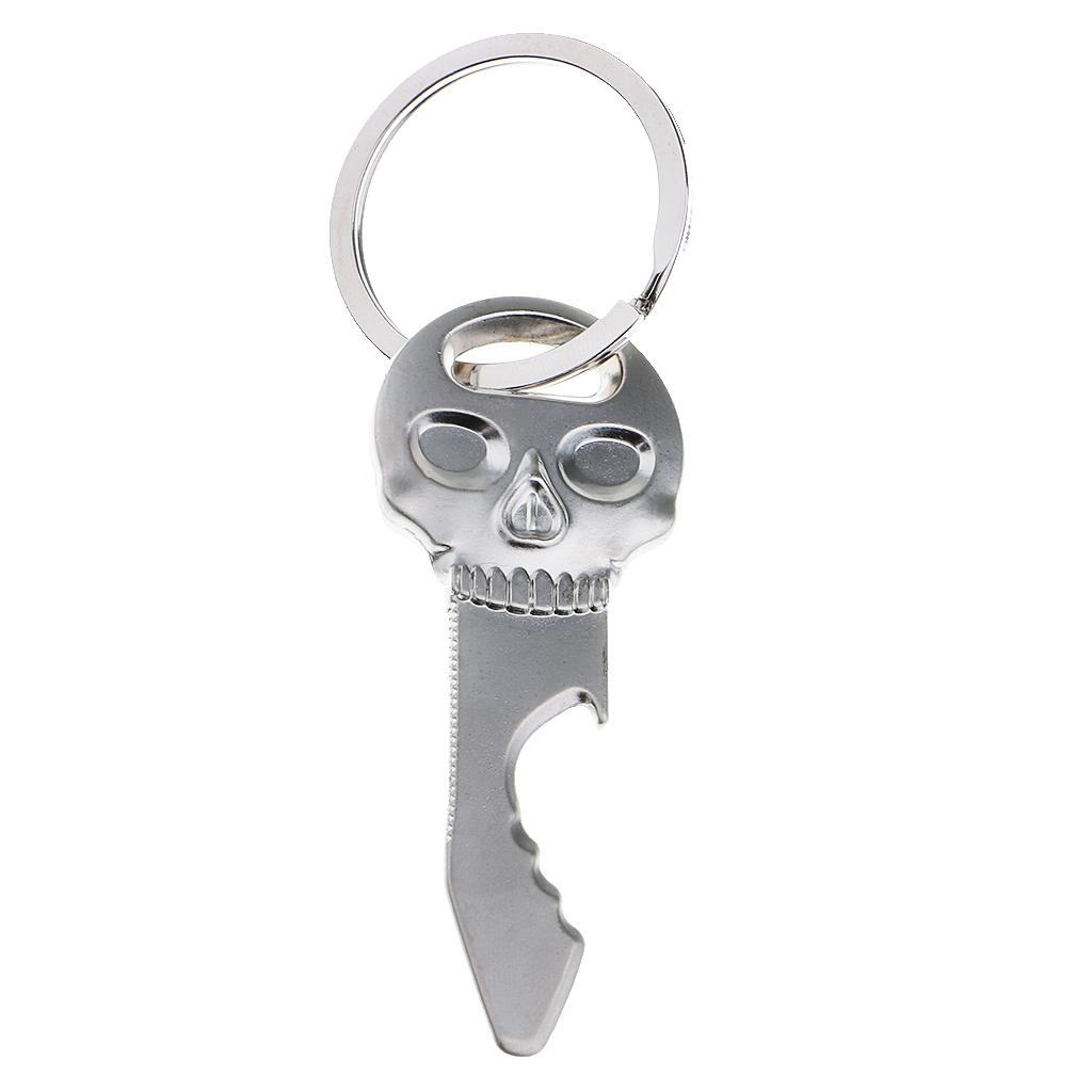 Metal Key Ring Punk Skull Keyc - Bottle Opener Keyring ulasan dan harga
