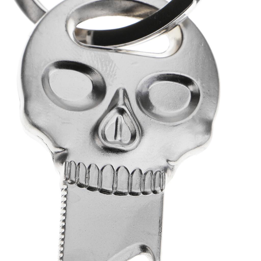 Metal Key Ring Punk Skull Keyc - Bottle Opener Keyring ulasan dan harga
