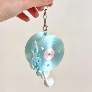 Kawaii Record Cable Organizer  - Cable Winder Keychain ulasan dan harga