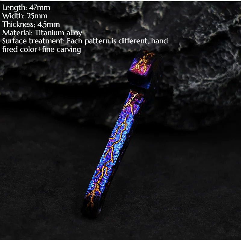 Titanium Alloy Mini Axe Hand C - Titanium Pry Bar ulasan dan harga
